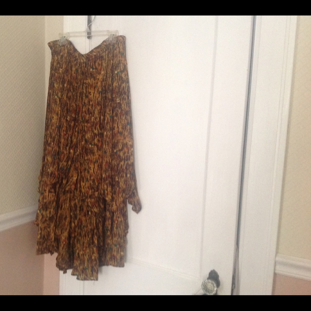 100% Maxi silk skirt